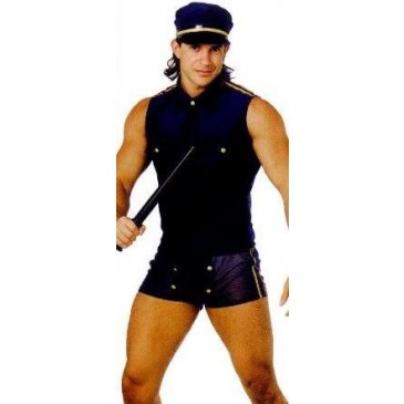 Fantasia Policial Europeu Sexyman SexShop Outlet do Prazer